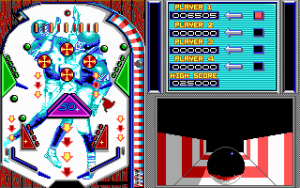 1st Person Pinball Gameplay (DOS)