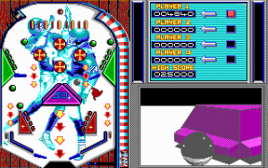 1st Person Pinball Gameplay (DOS)