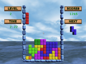2001 TetRize Gameplay (Windows)