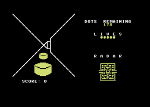 3-D Man Gameplay (Commodore 64)
