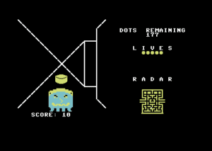 3-D Man Gameplay (Commodore 64)