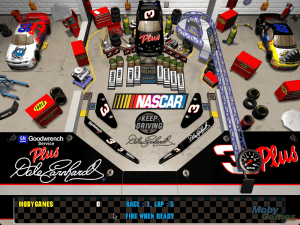3-D Ultra NASCAR Pinball Gameplay (Mac)