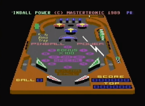 3D-Pinball Gameplay (Commodore 64)