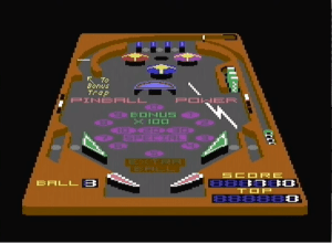 3D-Pinball Gameplay (Commodore 64)