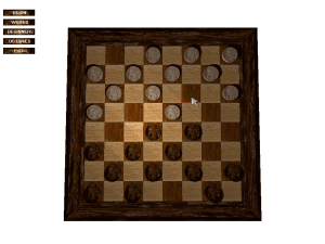 3D Checkers Gameplay (Windows)