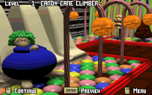 3D Lemmings Gameplay (DOS)