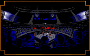 3D World Boxing Gameplay (DOS)