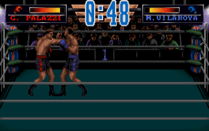 3D World Boxing Gameplay (DOS)