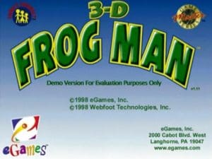 3-D Frog Man Gameplay (Windows)