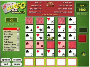 5 Cards Slingo Deluxe Gameplay (Windows)