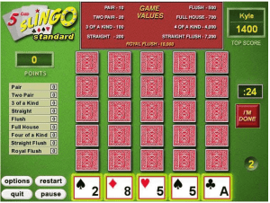 5 Cards Slingo Deluxe Gameplay (Windows)