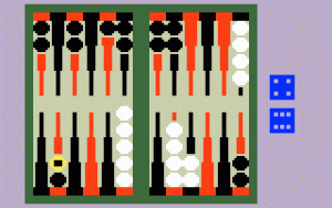 ABPA Backgammon Gameplay (Intellivision)