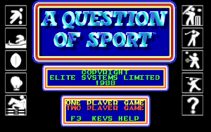 A Question of Sport Gameplay (DOS)