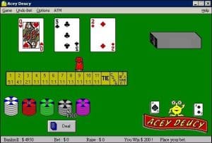 Acey Deucy Gameplay (Windows)