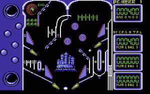Advanced Pinball Simulator Gameplay (Commodore 64)