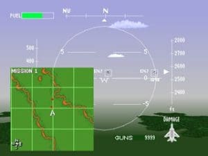 Air Combat Gameplay (PlayStation)