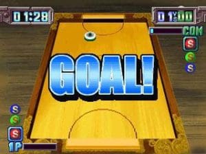 Air Hockey Gameplay (PlayStation)