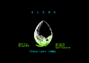 Alien Gameplay (Amstrad CPC)