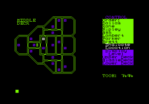 Alien Gameplay (Amstrad CPC)