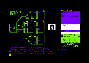 Alien Gameplay (Amstrad CPC)