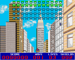 Alien Invasion Gameplay (Acorn Archimedes)