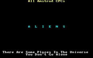 Aliens: The Computer Game Gameplay (Amstrad CPC)