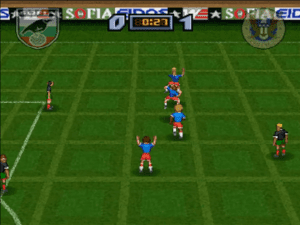 All Star Soccer Gameplay (PlayStation)