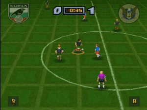 All Star Soccer Gameplay (PlayStation)