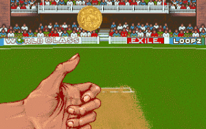 Allan Border's Cricket Gameplay (DOS)