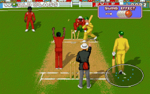 Allan Border's Cricket Gameplay (DOS)