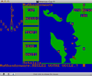 America's Cup Gameplay (DOS)