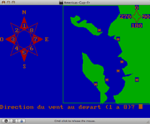America's Cup Gameplay (DOS)
