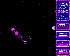 Anarchy Zone Gameplay (BBC Micro)
