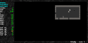 Angband Gameplay (DOS)