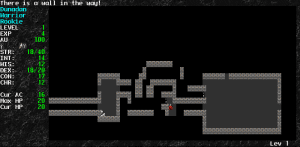 Angband Gameplay (DOS)
