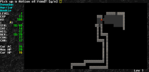 Angband Gameplay (DOS)