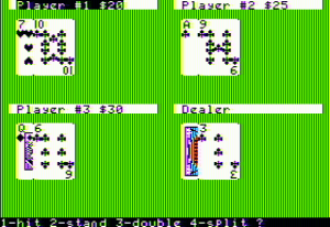 Apple '21' Gameplay (Apple II)