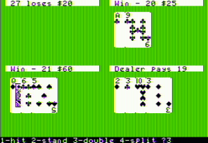 Apple '21' Gameplay (Apple II)