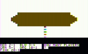 Apple Derby Gameplay (Apple II)