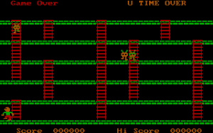 Apple Panic Gameplay (DOS)