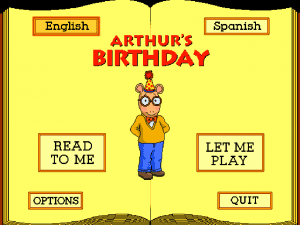 Arthur's Birthday Gameplay (Windows 3.x)