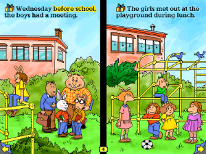 Arthur's Birthday Gameplay (Windows 3.x)