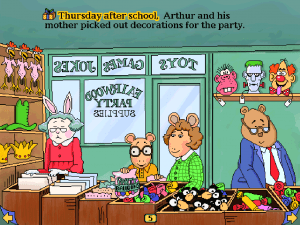 Arthur's Birthday Gameplay (Windows 3.x)