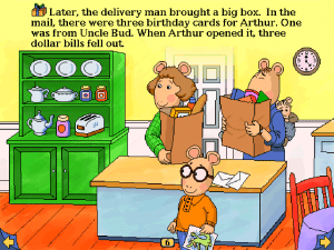 Arthur's Birthday Gameplay (Windows 3.x)