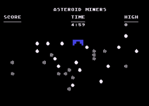 Asteroid Miners Gameplay (Atari 8-bit)