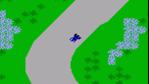Auto Racing Gameplay (Intellivision)