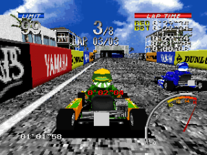 Ayrton Senna Kart Duel 2 Gameplay (PlayStation)