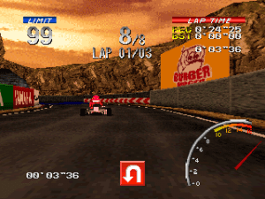 Ayrton Senna Kart Duel 2 Gameplay (PlayStation)