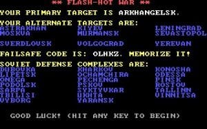 B-1 Nuclear Bomber Gameplay (DOS)