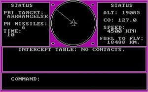 B-1 Nuclear Bomber Gameplay (DOS)